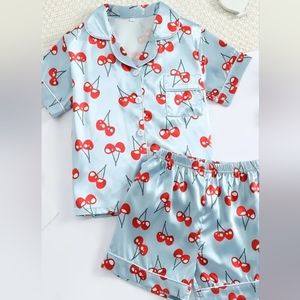 NWOT Set of Girl's Satin Pajamas